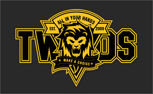 T-W-O-S-The-Wheels-of-Sorrow-band-music-Russia-St-Petersburg-logo-design-branding-identity-lion-black-gold