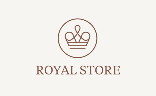 royal-store-Jarek-Kowalczyk-studio-fuerte-luxury-boutique-crown-logo-design-branding-identity-graphics-navy-blue