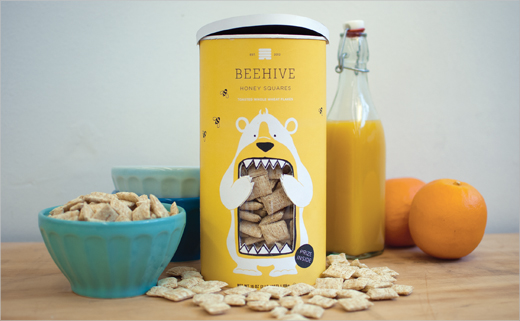 Beehive-Honey-Squares-logo-packaging-design-Lacy-Kuhn
