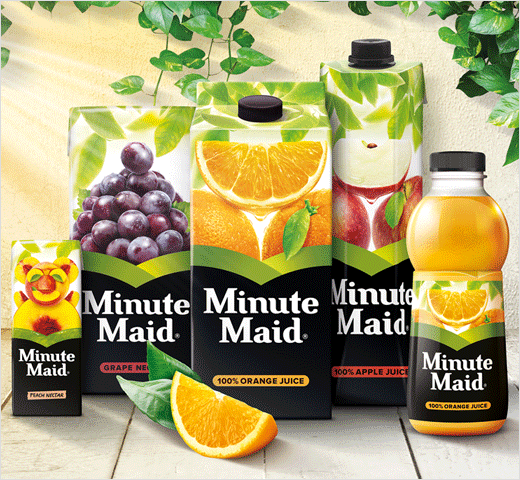 Taxi Studio Helps Coca Cola Rebrand Minute Maid Logo Designer