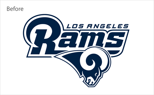 NFL Team Los Angeles Rams Reveals All-New Logos - Logo Designer - Logo