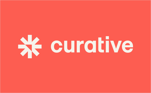 COVID-19 Startup Curative Gets New Logo and Identity by Landscape