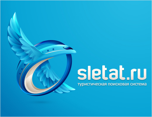 Sletat-travel-search-engine-logo-design-branding-identity-graphics-jet-bird-flight-Roman-Korolev-2