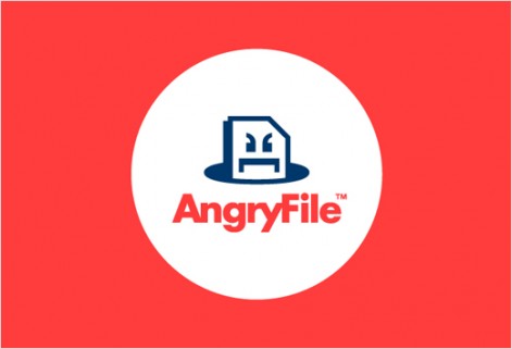 Online Data Storage Logo: AngryFile - Logo-Designer.co