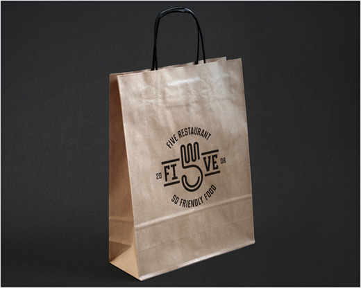 Five-Restaurant-logo-design-branding-identity-Gustaw-Dmowski-4