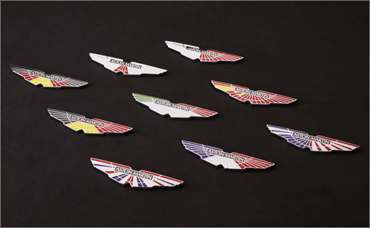 Aston Martin Motor Racing Patches – Pair, Sew/Iron On, Motorsport Badges