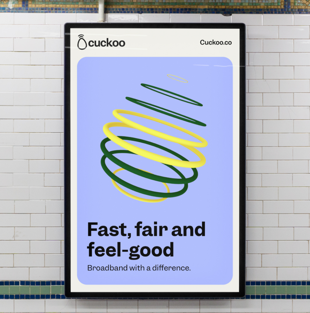 Cuckoo Promises ‘FeelGood Broadband’ with New Branding by Output