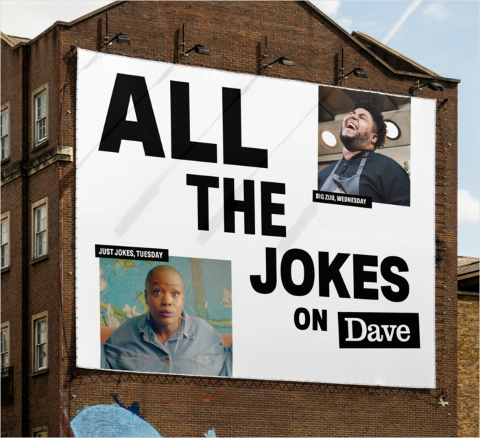 Output Rebrands British TV Channel Dave LogoDesigner.co