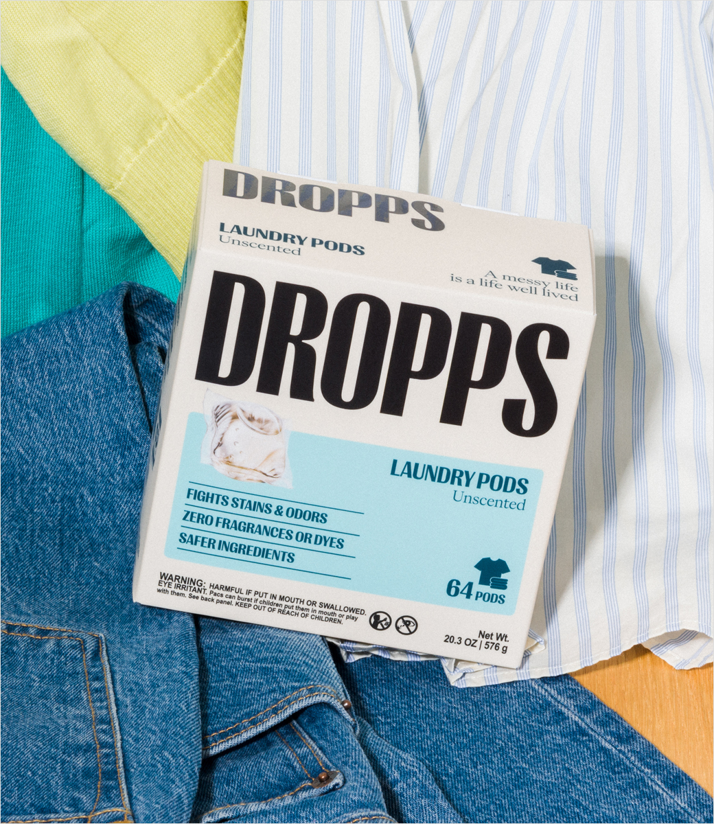 Clean Home Brand Dropps Unveils New Logo and Packaging Design - Logo-Designer.co