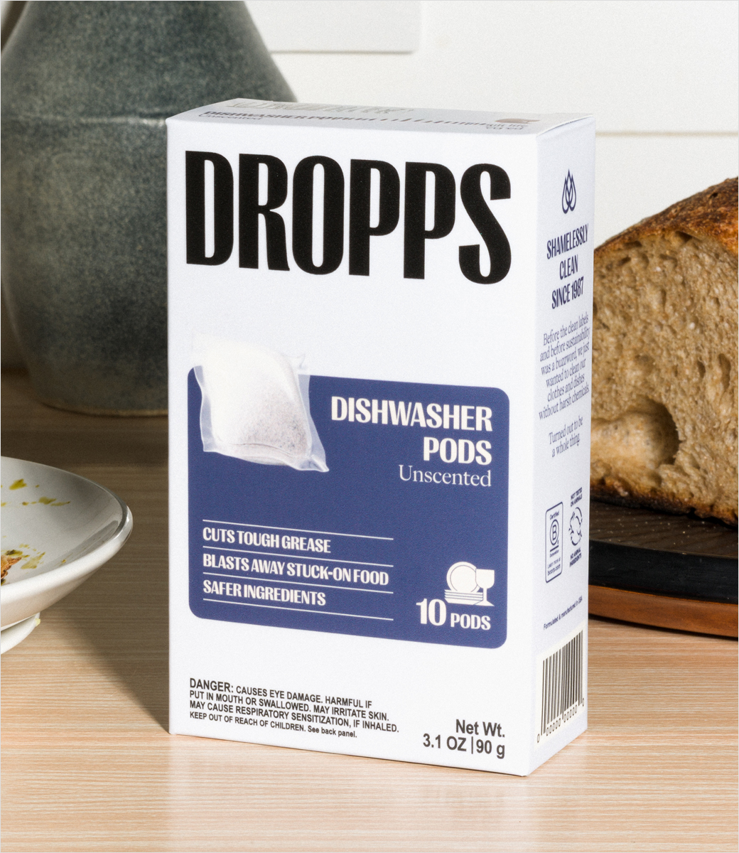Clean Home Brand Dropps Unveils New Logo and Packaging Design - Logo-Designer.co