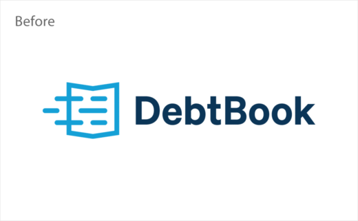 Software Logo Design DebtBook Rebrands, Unveils New Name and Logo - Logo-Designer.co