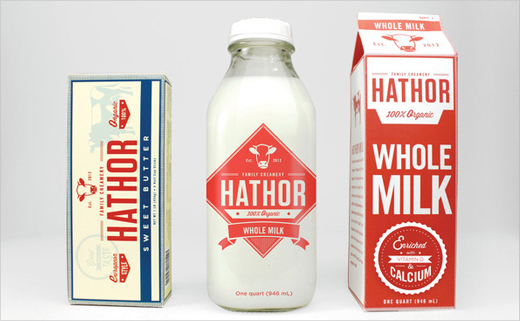Vintage Branding: Hathor Creamery