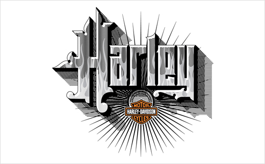 Typographic Branding: Harley-Davidson Apparel