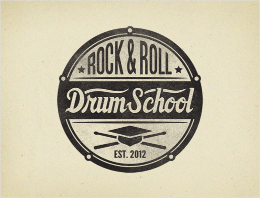 ROCK-AND-ROLL-DRUM-SCHOOL-logo-design-Marek-Mundok-3