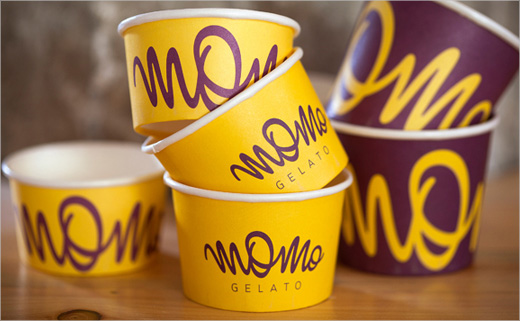 Branding for Ice Cream Maker, ‘Momo Gelato’