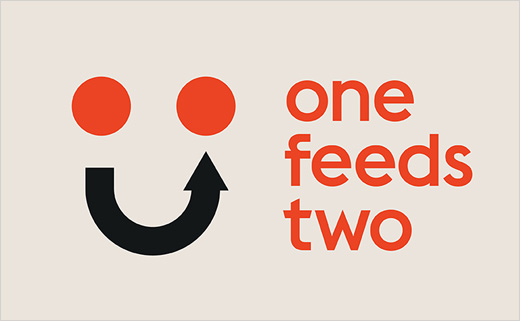 The Clearing Develops Look for Food Charity, 'One Feeds Two' - Logo