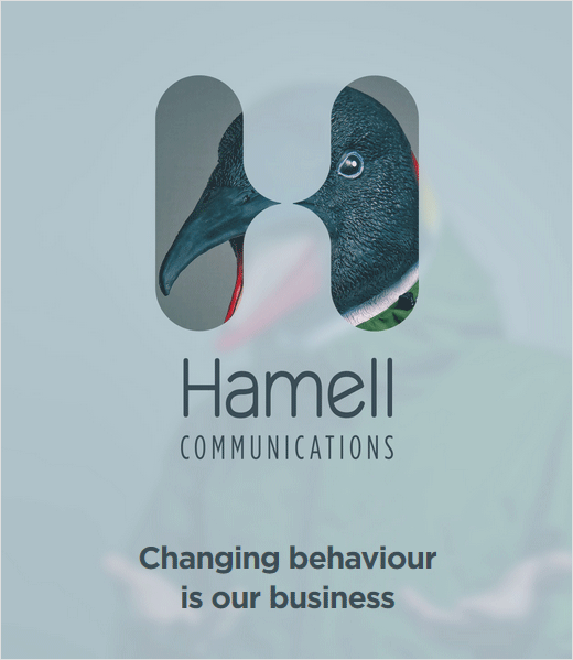 healthcare-communications-agency-Hamell-logo-design-2