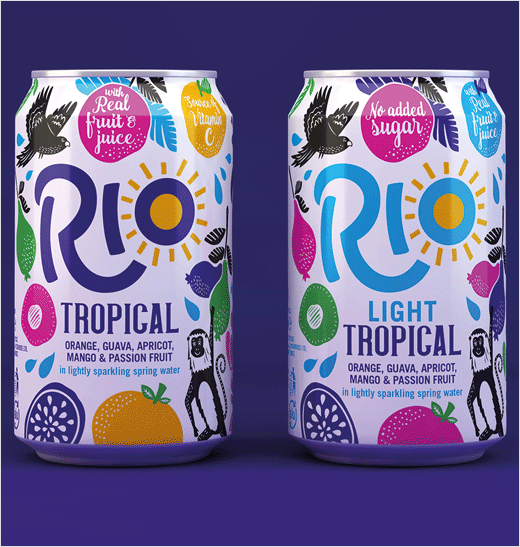 Pearlfisher Redesigns Tropical Soft Drink Brand, ‘Rio’ Logo Designer