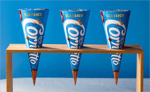 Cornetto Gets New Logo and Packaging by Design Bridge