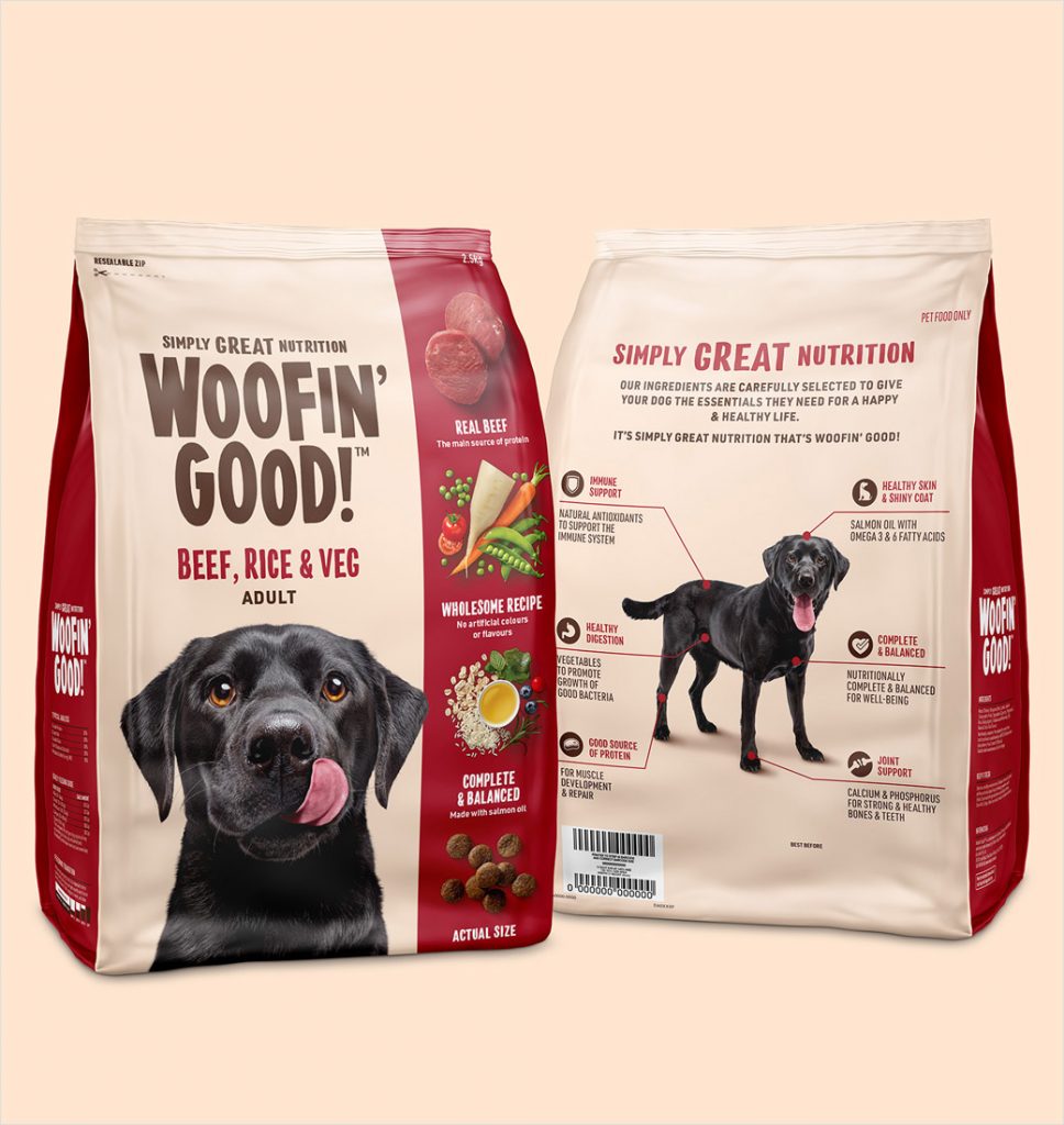 Hulsbosch Brands New 'Woofin’ Good!' Dog Food Range Logo