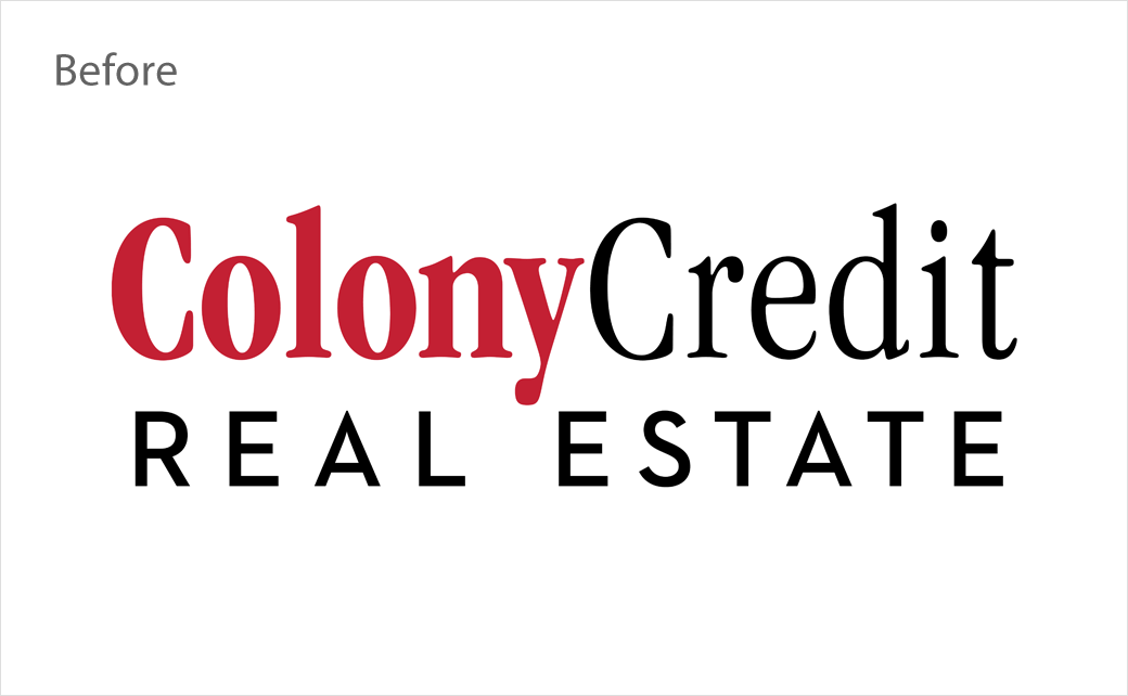 Colony Credit Real Estate Announces New Name and Logo LogoDesigner.co